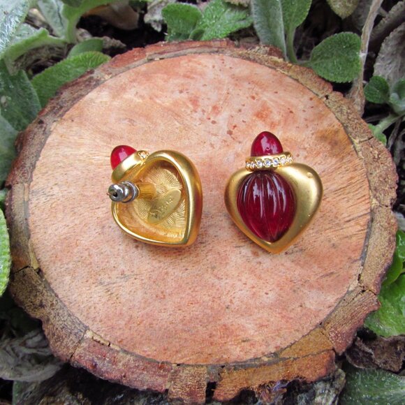 Jesara Collectible Earrings | Jesara Earrings | Red Post Earrings - Picture 3 of 5